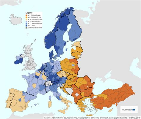gdp per capita european cities